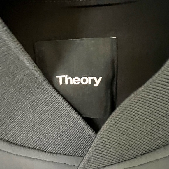 NWT Theory Men’s Murphy Precision Ponte Jacket - Size M, Color Blue - Picture 3 of 5